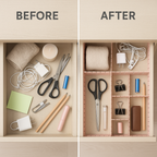 Adjustable Drawer Partition Dividers (4 in 1 pack)