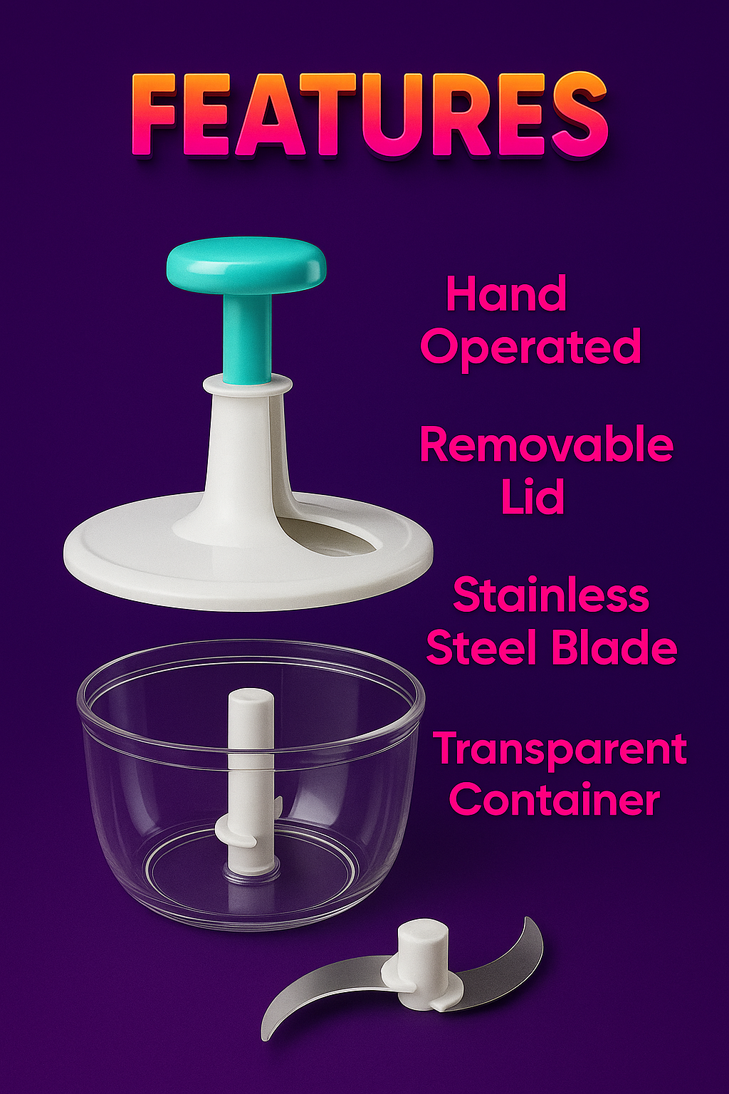 Multifunction Hand Chopper