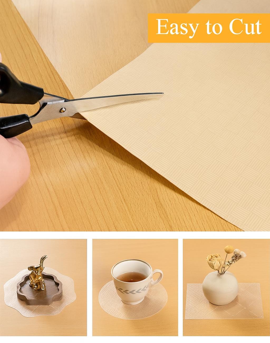 Non-Slip Textured Table Protector Sheet
